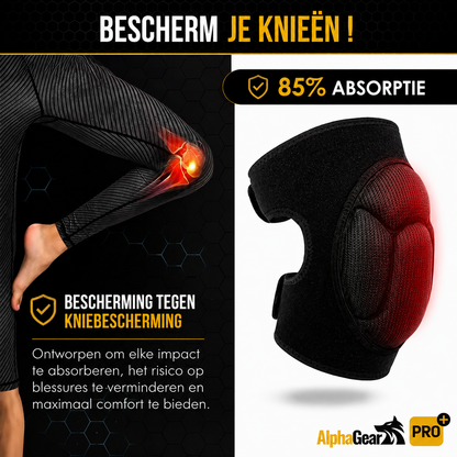 AlphaGear™ PRO+ Kniebeschermers – 85% Schokabsorptie